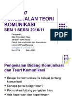 k1 Pengenalan Teori Dan Komunikasi