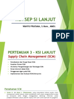 KSI Lanjut Pertemuan 3 - Supply Chain Management (SCM)