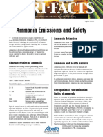 Ammonia Emissions and Safety