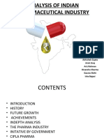 Analysis of Indian Pharmaceutical Industry: Preparedby