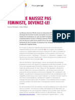 Si Vous Ne Naissez Pas Feministe Devenez Le