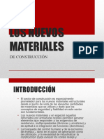 Nuevos Materiales de Construcción