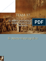 Tema 37, Diapositivas (Debate Historiogrµfico)
