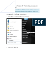 Configurando o Microsoft Outlook Manualmente