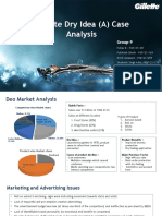 Gilette Dry Idea (A) Case Analysis: Group-9