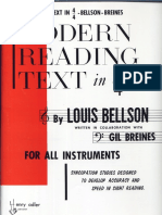 Louis Bellson.-Modern Reading Text in 4/4