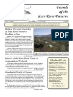 Fall 2005 Friends of Kern River Preserve Newsletter