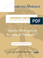 Tarjetas Tres Partes de Los Tipos de Triángulos - CreciendoConMontessori