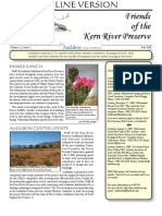 Fall 2008 Friends of Kern River Preserve Newsletter