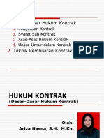 Hukum Kontrak