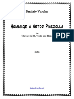 Dvarelas Hommage A Astor Piazzolla CL VLN PN