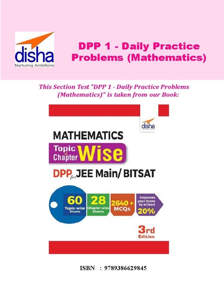 Mathematics Daily Practice Problems | PDF | Multiple Choice ...