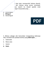 Latihan Soal Bahasa Indonesia