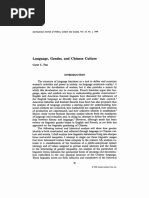 International Journal of Politics, Culture, and Society Volume 10 Issue 1 1996 (Doi 10.1007/bf02765570) Carol C. Fan - Language, Gender, and Chinese Culture PDF