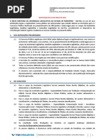 Retificado 1 Edital ALE-RO Nivel Medio e Superior 22.05.2018