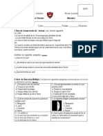 Prueba de Ciencias Fases de La Luna