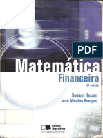 Livro Matematica Financeira 6ª Edição - Samuel Hazzan - José Pompeo
