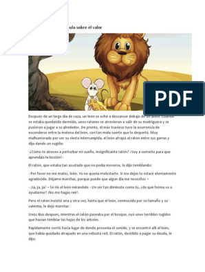 El León y El Ratón | PDF