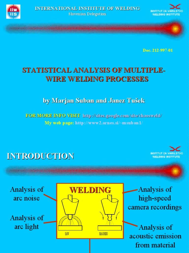 Statistical Analysis of Wire Welding | PDF | Construction | Welding