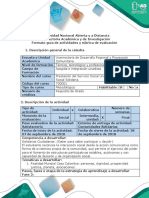 Guía de Actividades y Rúbrica Cualitativa de Evaluación - Fase 2 - Reconocimiento Del Entorno