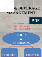 Food & Beverages Management