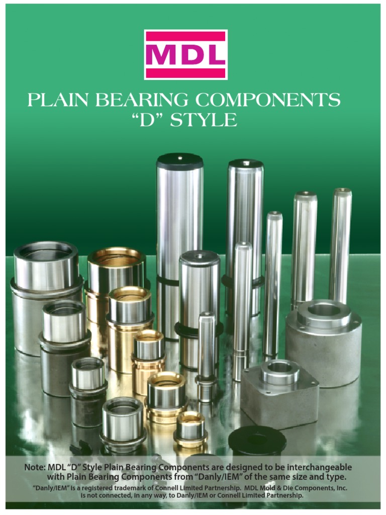 Dve.023.002 Plain Bearing Components PDF Mechanical Engineering