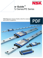 NSK Linear Guide: Miniature PU Series/PE Series