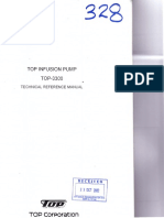 TOP-3300 Infusion Pump Technical Reference Manual