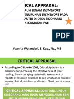 Critical Appraisal Senam Dismenore Terhadap Penurunan Dismenore 001