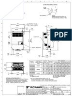 Plano Variador de Frecuencia IP00 AU2A362A, 200 HP