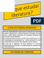 Por Que Estudar Literatura