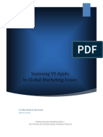 Samsung Vs Apple in Global Marketing Issues