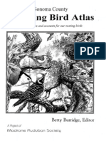 1995 Sonoma CountyBreeding Bird Atlas - Madrone Audubon Society