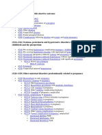 O00-O08) Pregnancy With Abortive Outcome