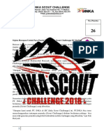 Inka Scout Challenge: No. Peserta