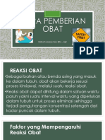 Cara Pemberian Obat