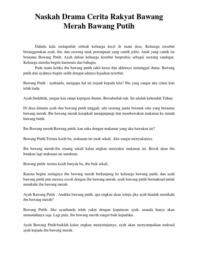 Bawang Putih Bawang Merah Drama