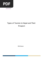 Tourism and Prospect Thesis Report