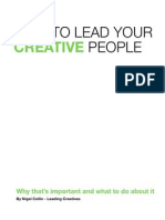 How To Lead Creative People