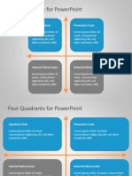 Four Quadrants For Powerpoint: Appraisal Costs Prevention Costs