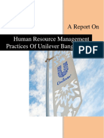 HRM Practices of Unilever Bangladesh