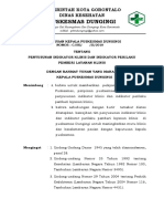 SK Penyusunan Indikator Klinis Dan Indikator Perilaku Pemberi Layanan Klinis