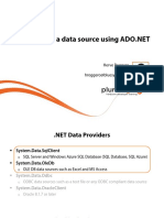ADO.NET data source connection using SqlClient and OleDb providers