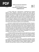 Relatório Do 1º Semestre de 2016 (Modelo)