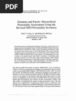 Hierarchical Personality Assessment CostaMcCrae1995