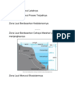 Zona Laut Menurut Letaknya Zona Laut Menurut Proses Terjadinya