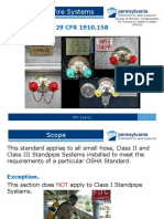 Standpipe Fire Systems Requirements