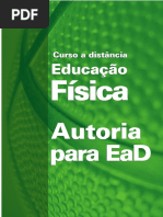 Curso a Distância Educação Física - Autoria Para Ead