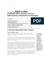Bringing Rights to Bear: An Advocate's Guide to UN Treaty Monitoring