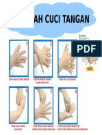 Poster 6 Langkah Cuci Tangan